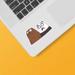 Surprised Bears Caught Off Guard Sticker