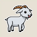 The Goat Wilderness Adventure Vinyl Sticker