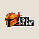 The Mandalorian Creed This Is the Way Sticker