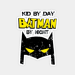 The Ultimate Dual Identity Batman Sticker