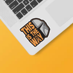 The Way of the Warrior Star Wars Mandalorian Sticker
