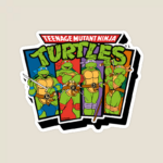 TMNT Ninja Turtles Shell Power Squad Sticker
