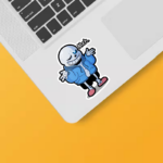 Undertale Sans Meh Expression Sticker Sticker