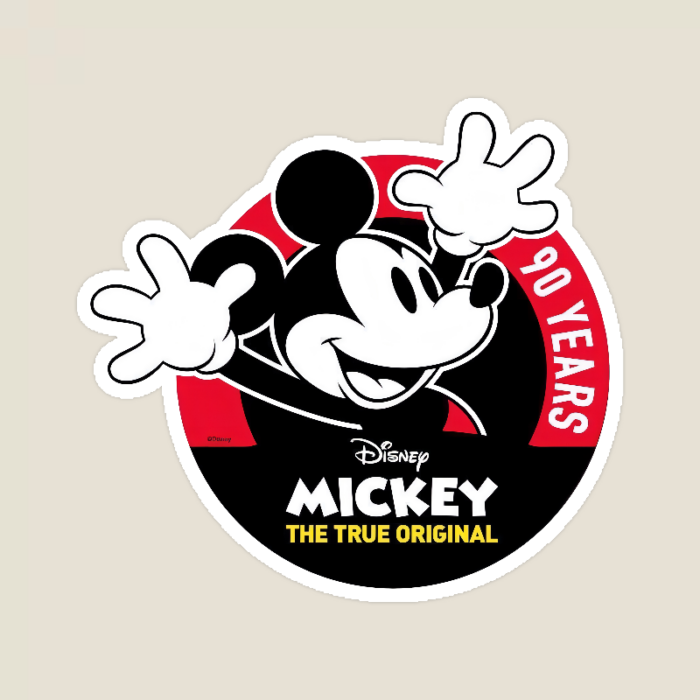 Vintage Mickey Mouse Sticker