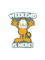 Weekend Is Here – Garfield Official Sticker