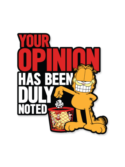 Your Opinion – Garfield Official Sticker