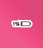 1 Battery Laptop Mobile Stickers