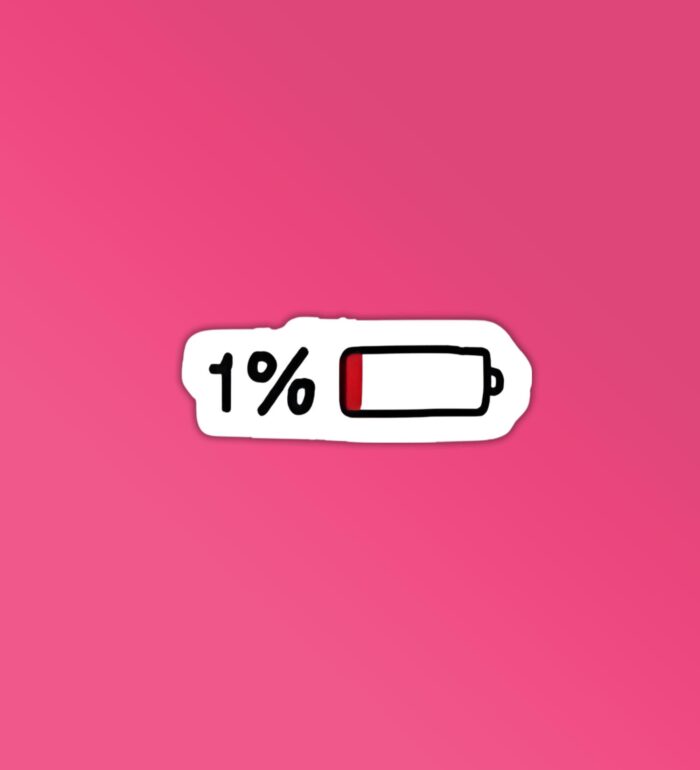 1 Battery Laptop Mobile Stickers