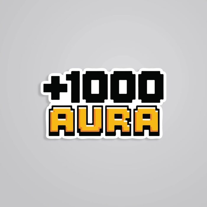 1000 Aura Witty Stickers