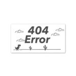 404 Error Sticker