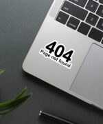 404 Page Not Found Sticker