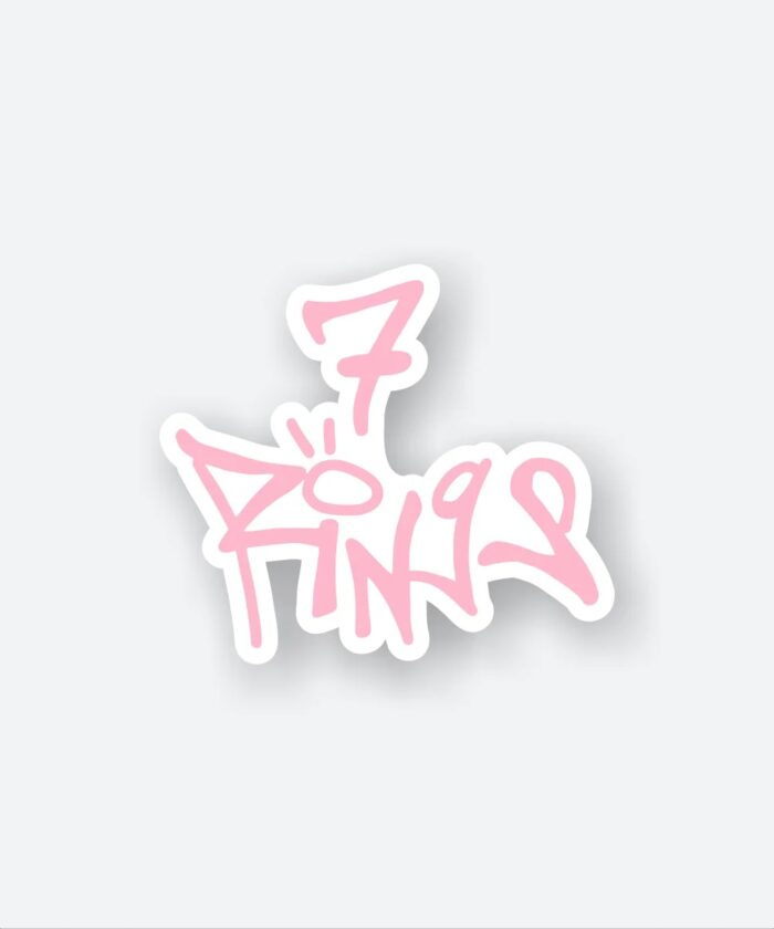 7 Rings Sticker