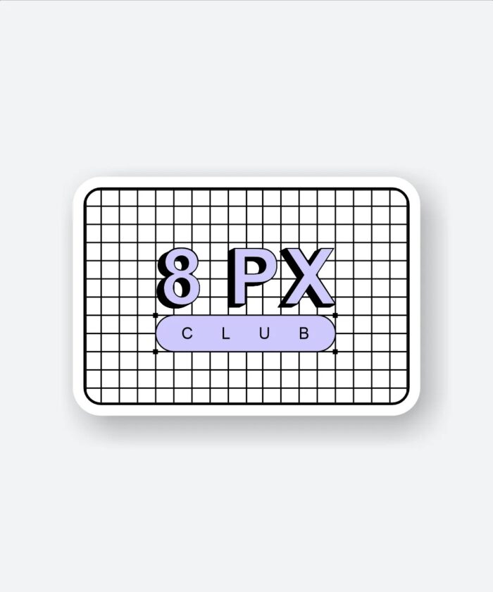 8 PX Club Sticker