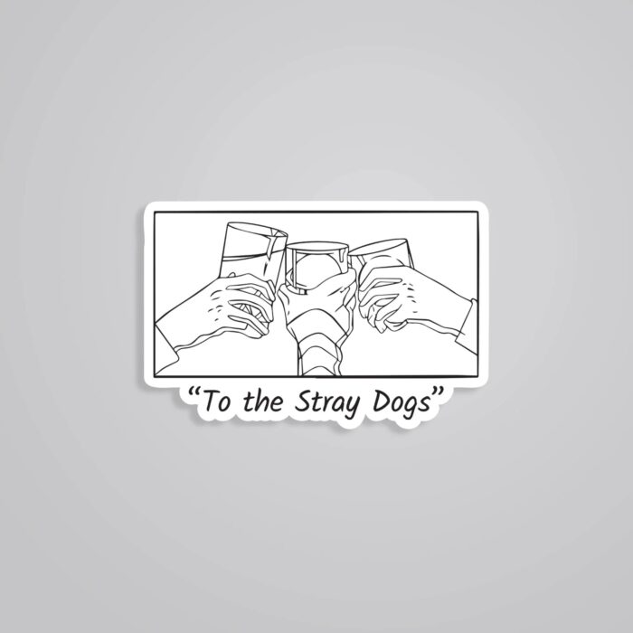 A Toast To The Stray Dogs Anime Stickers