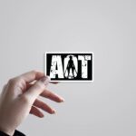 AOT Eren Silhouette Anime Stickers