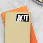 AOT Eren Silhouette Anime Stickers