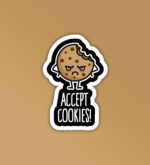 Accept Cookies Programmer Coding Sticker