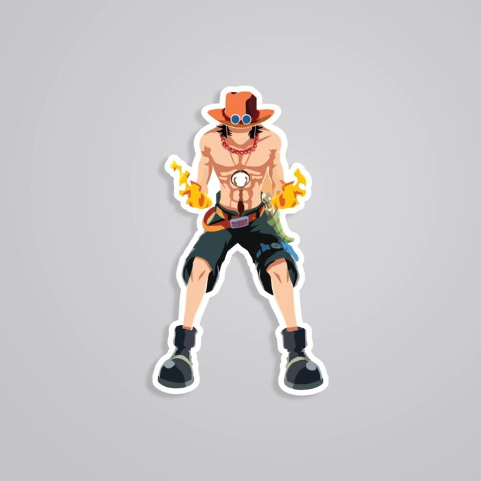 Ace Minimalist Anime Stickers