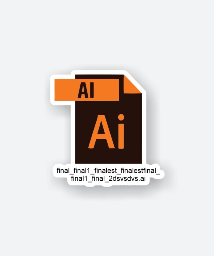 Adobe Illustrator File Sticker
