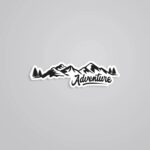 Adventure Mountains Travels Stickers