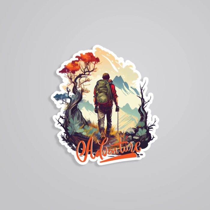 Adventure Travels Stickers