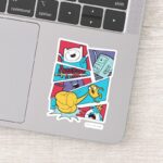 Adventure Time Action Panel Graphic Sticker
