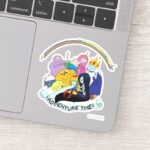 Adventure Time BMO Group Graphic Sticker