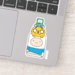 Adventure Time BMO Jake Finn Sticker