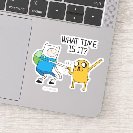 Adventure Time Finn Jake Fist Bump Sticker