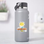 Adventure Time Jake Floating With Finn Sticker