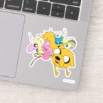 Adventure Time Lady Bubblegum Finn Jake Sticker