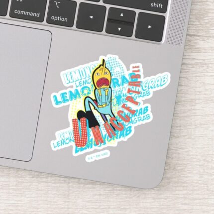 Adventure Time Lemon Grab UNACCEPTABLE Sticker