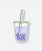 Aesthetic Boba Tea Sticker