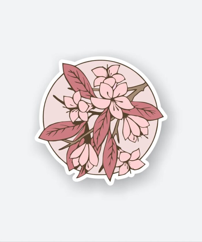 Aesthetic Flower Sticker