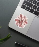 Aesthetic Flower Sticker