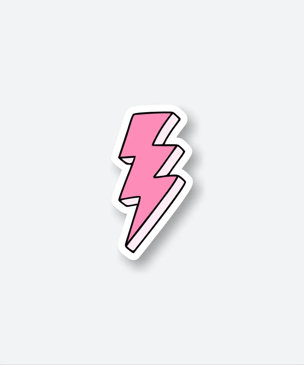 Aesthetic Lightning Sticker