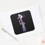 Ahhhh Square Sticker