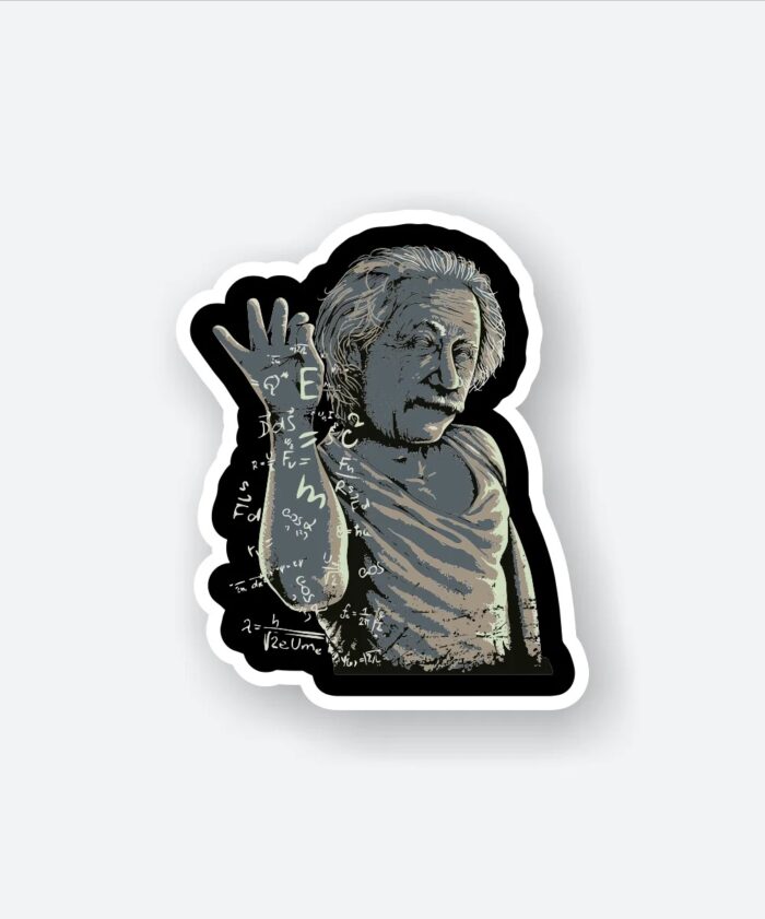 Albert Einsteins Sticker