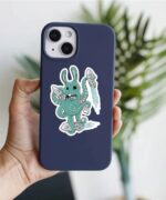 Alien Octopus Attack Sticker