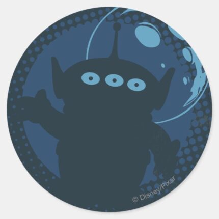 Alien Classic Round Sticker