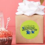 Aliens Who Squeaked Classic Round Sticker