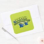 Aliens Who Squeaked Square Sticker