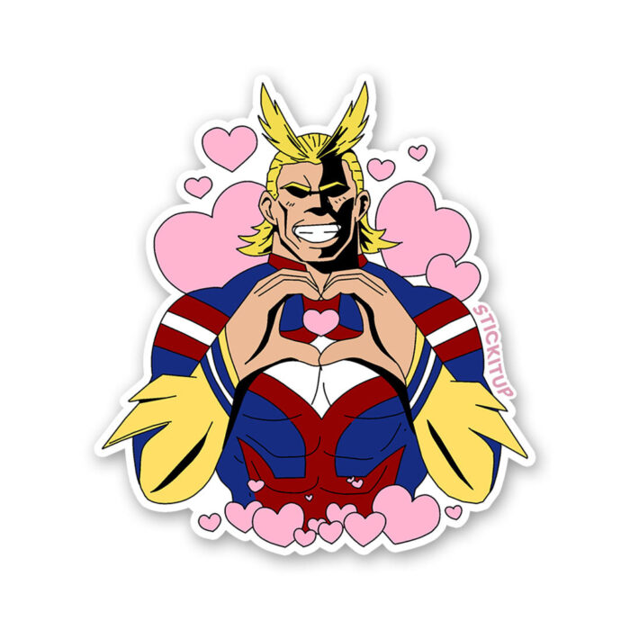 All Might Love Sticker