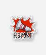 Among Us Report Sticker