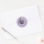 Amy Farrah Fowler Info Graphic Classic Round Sticker