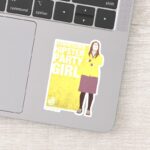 Amy Downtown Hipster Party Girl Sticker