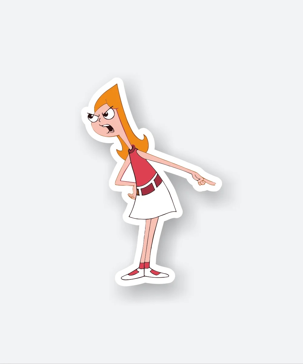 Angry Candace Sticker