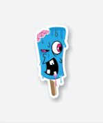 Angry Popsicle Sticker