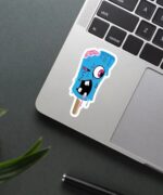 Angry Popsicle Sticker