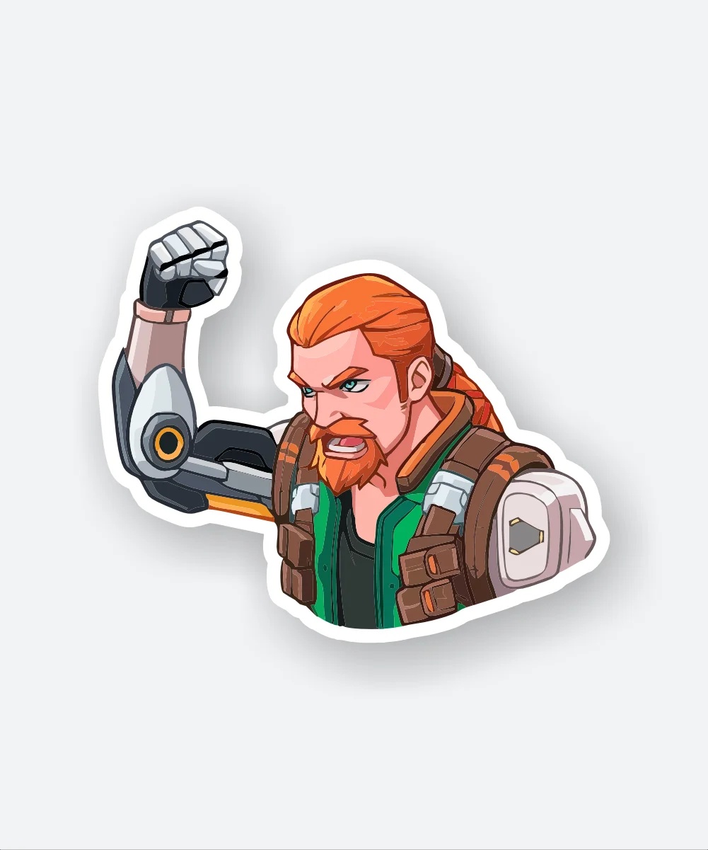 Angry Breach Valorant Sticker